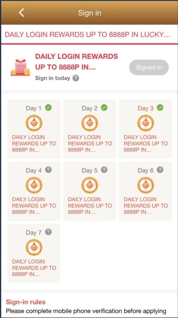 How to Claim Bonus: Step 2