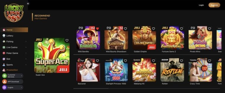 LuckyLink888.com Official Site Home