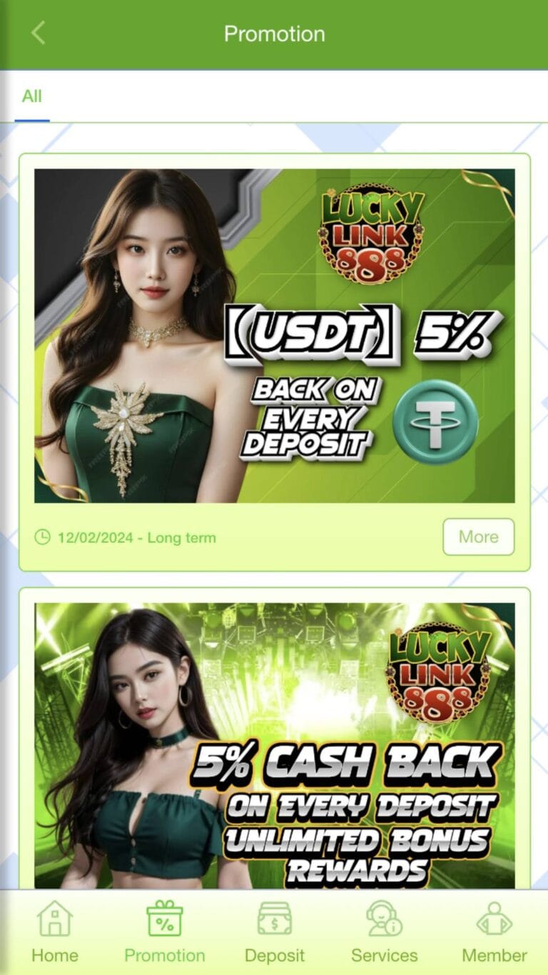 Luckylink888 APP Preview - Promotion
